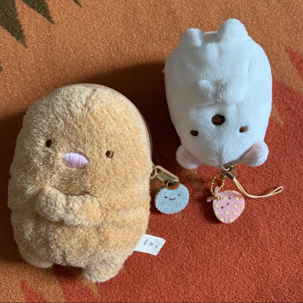 SOLD - Set of Sumikkko gurashi plushies